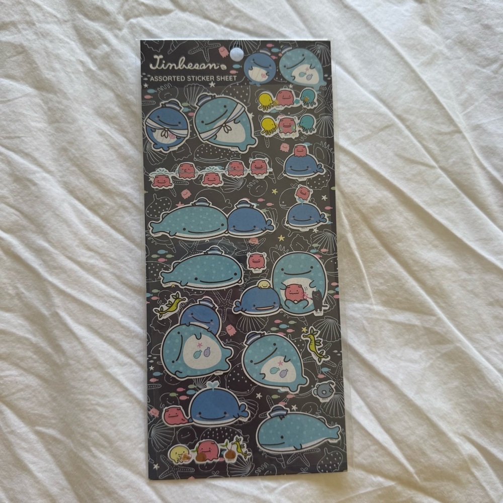 3/$20 ♡ Jinbesan Deep Sea Friends Sticker Sheet